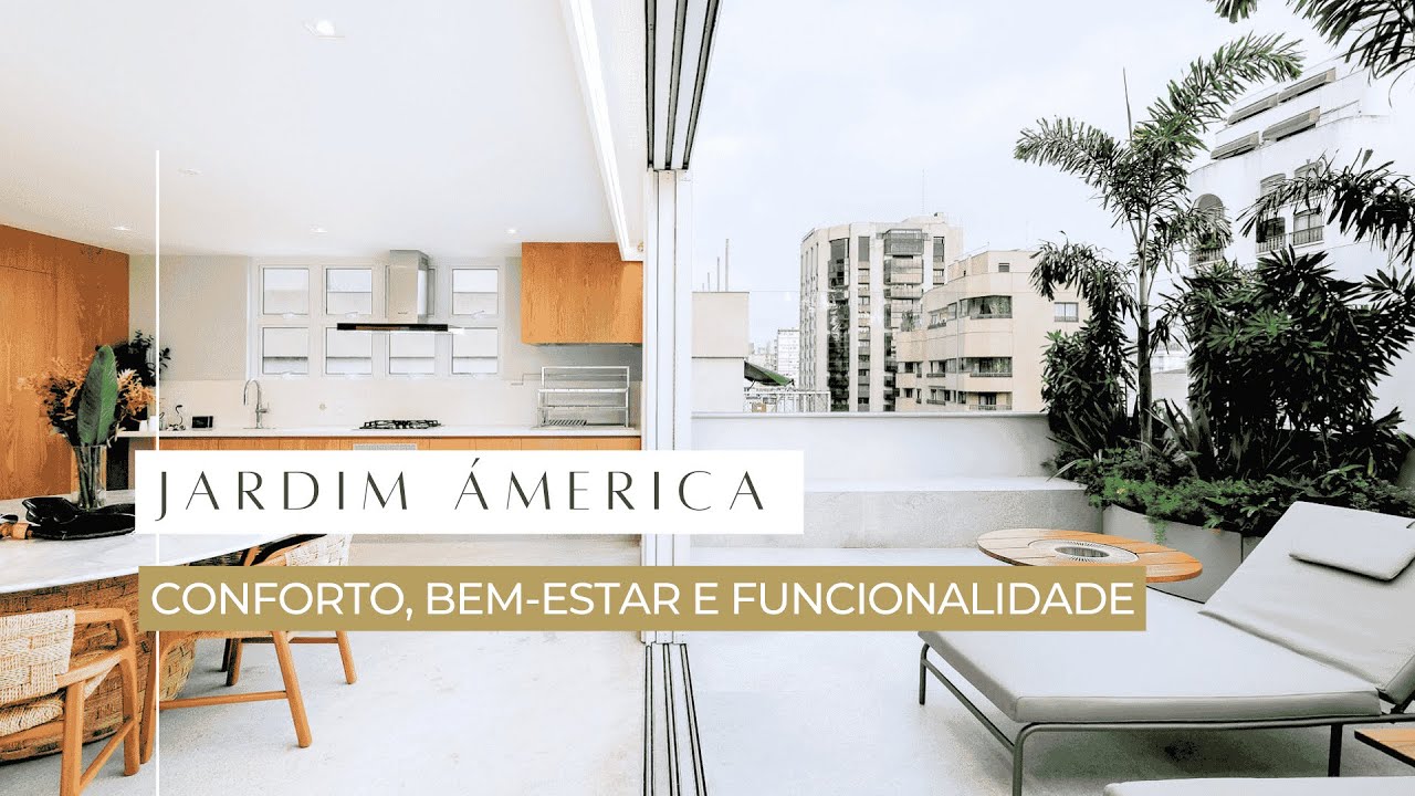 Cobertura reformada com projeto elegante e ambientes pensados para o bem-estar