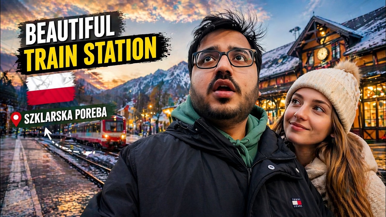 The Most Beautiful Train Station View in Poland 🇵🇱Szklarska Poreba| Indians in Poland
