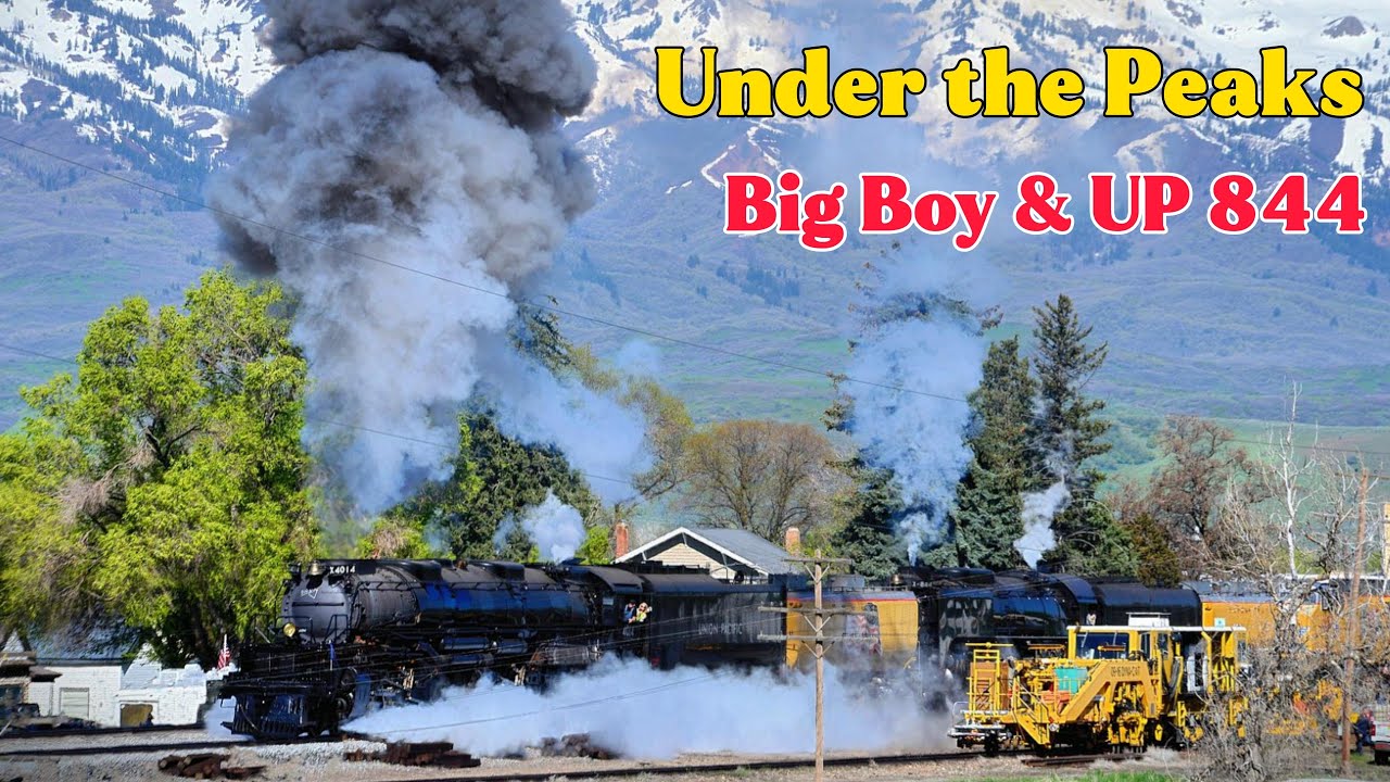 Big Boy & UP 844 Storm Out of Morgan, Utah! | Union Pacific Steam