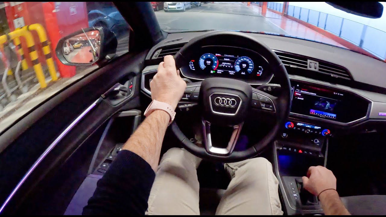 2023 Audi Q3 II Sportback [2.0 35 TDI 150HP] | POV Test Drive #1517 Joe Black