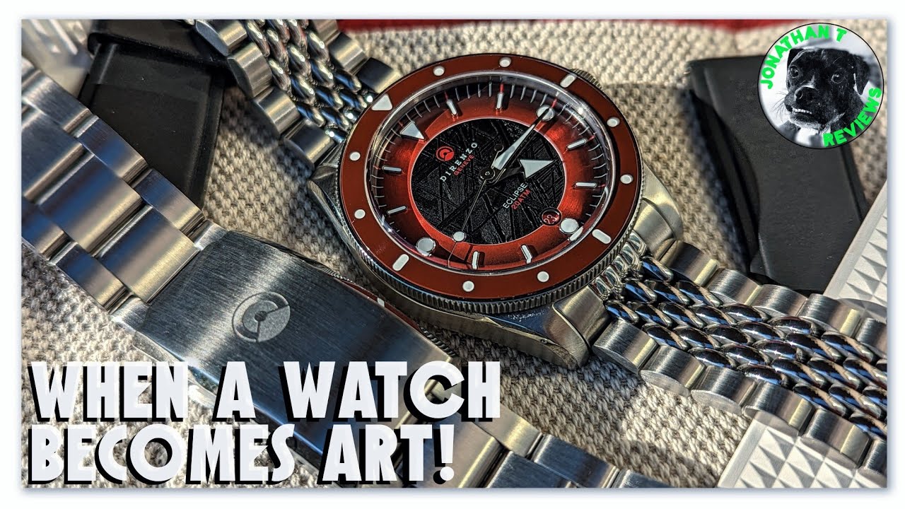 This is something special! Direnzo DRZ03 Eclipse V2 Limited Edition Red Meteorite and BOR Bracelet