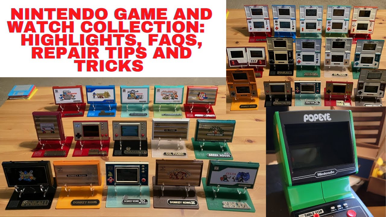 Nintendo Game and Watch Collection Highlights, FAQs, Repair Tips and Tricks