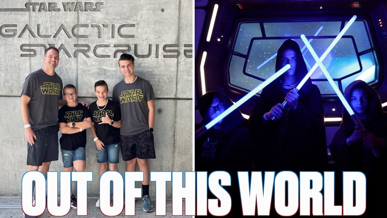WE TOOK A CRUISE IN OUTER SPACE | SETTING SAIL ON THE STAR WARS GALACTIC STARCRUISER BEFORE IT OPENS