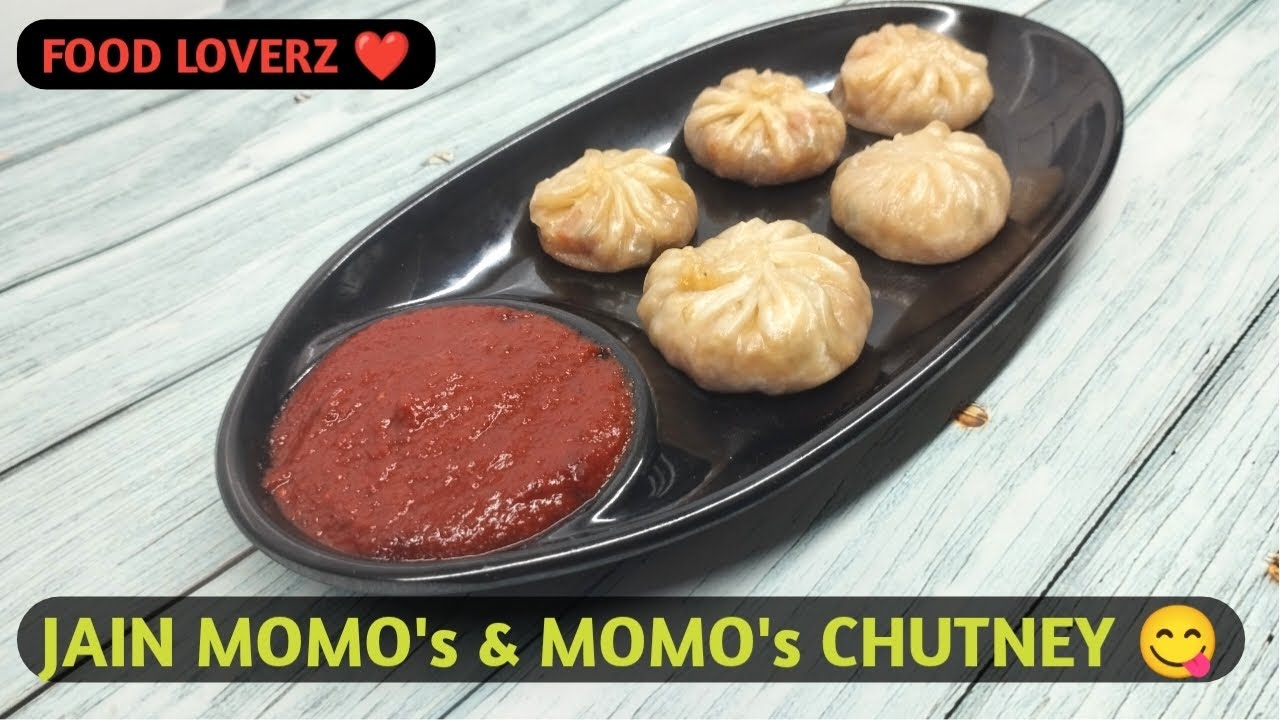 Jain Momos Recipe | Jain Momos Chutney Recipe | Veg Momos