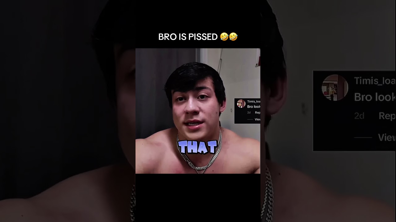 Bro hates being called natty 😭😭. 