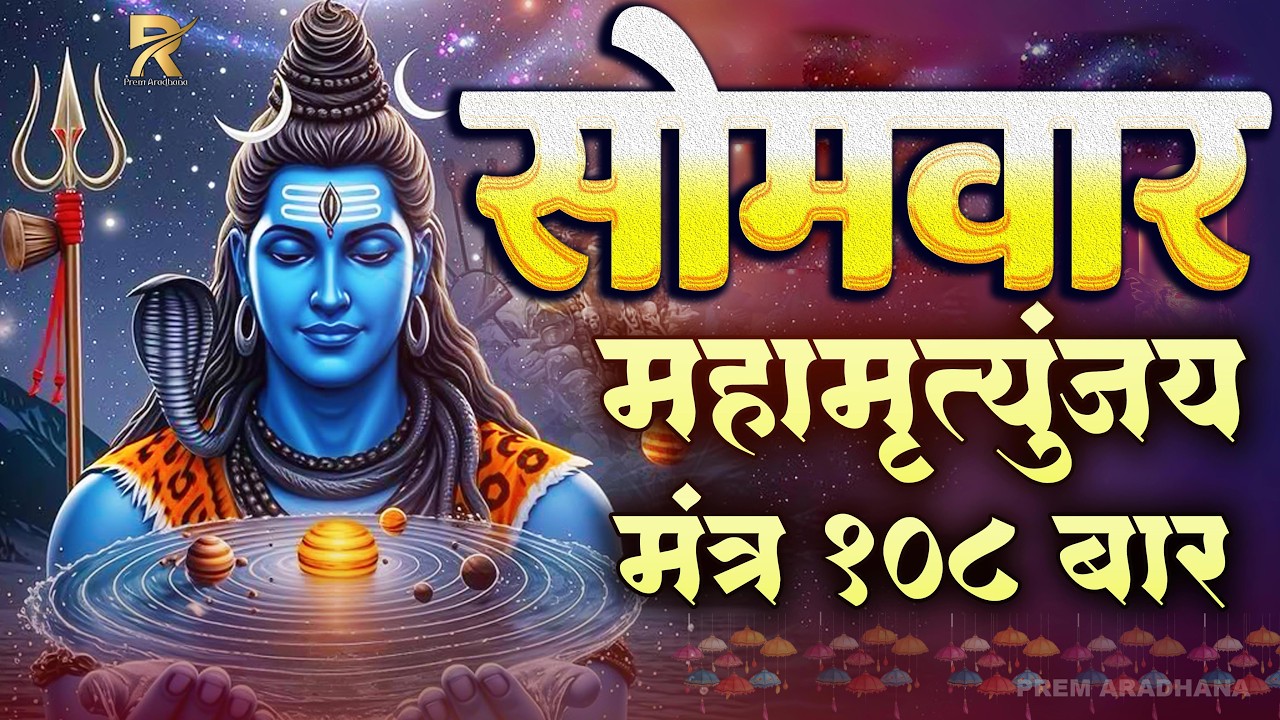 Somwar Special Mahamrityunjay Mantra Jaap | 108 Times Powerful Shiv Mantra