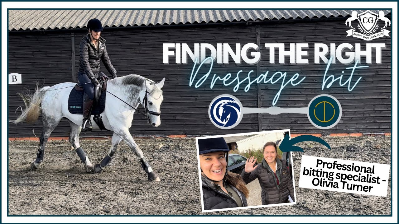 FINDING THE RIGHT DRESSAGE BIT | AD | Riding with Charlotte