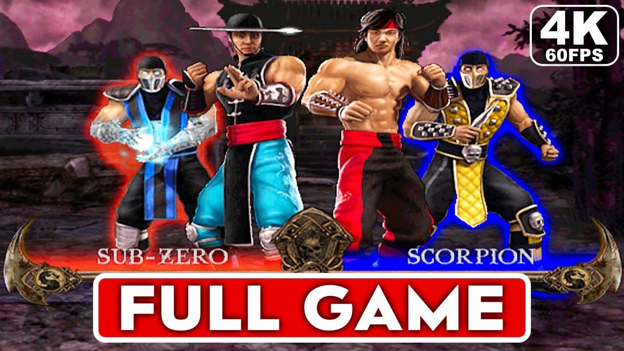 MORTAL KOMBAT SHAOLIN MONKS Scorpion & Sub Zero Gameplay Walkthrough FULL GAME 2 Player Co-Op