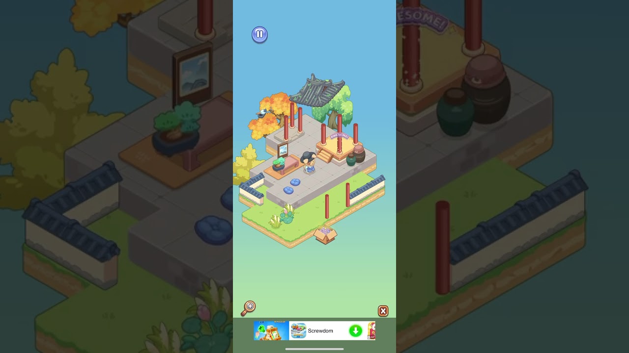Room Decor: Lovely Home – Level 153 Walkthrough | Korean Garden House 🌿🏯✨