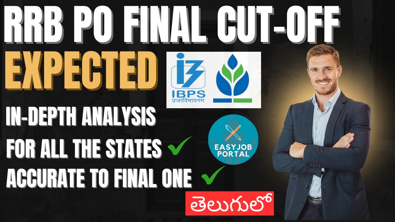 RRB PO FINAL EXPECTED CUT OFF 2025