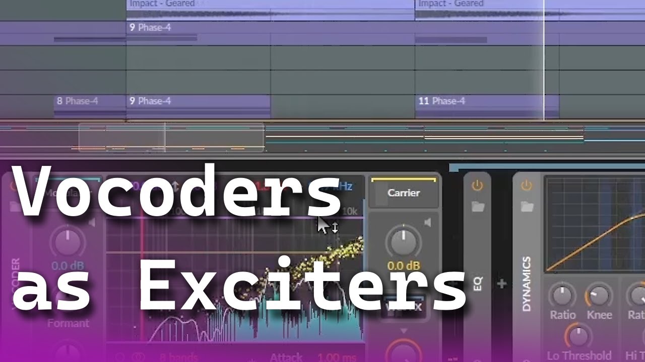 Вокодеры как высококлассные эксайтеры | Концепции микширования