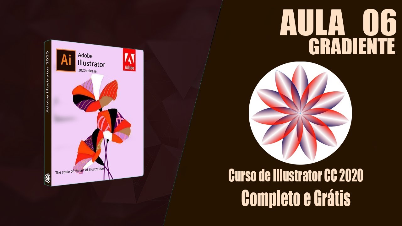 Curso de Illustrator CC 2020 Completo AULA 06 GRADIENTE + BÔNUS