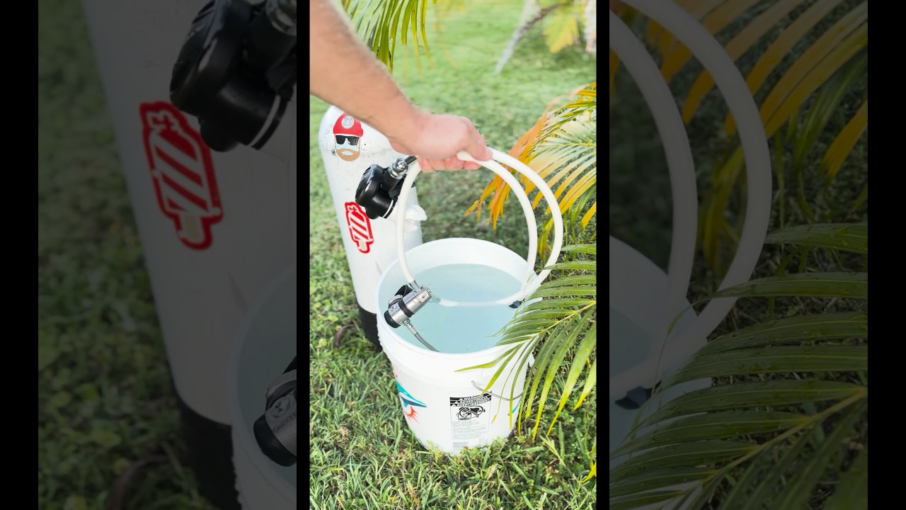 Soaking your regulator after a dive could be doing more harm than good