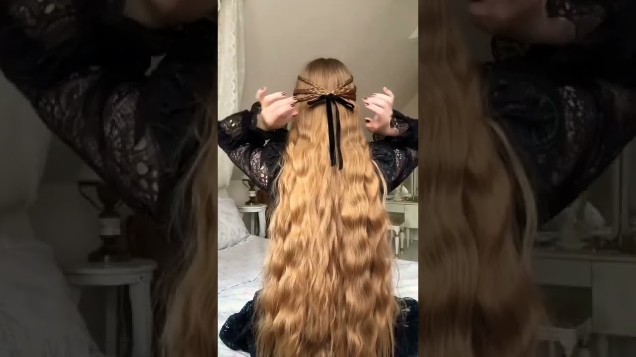 Gorgeous Hairstyle Tutorial for beginners by Malika's Blogs#shorts #easy #simple