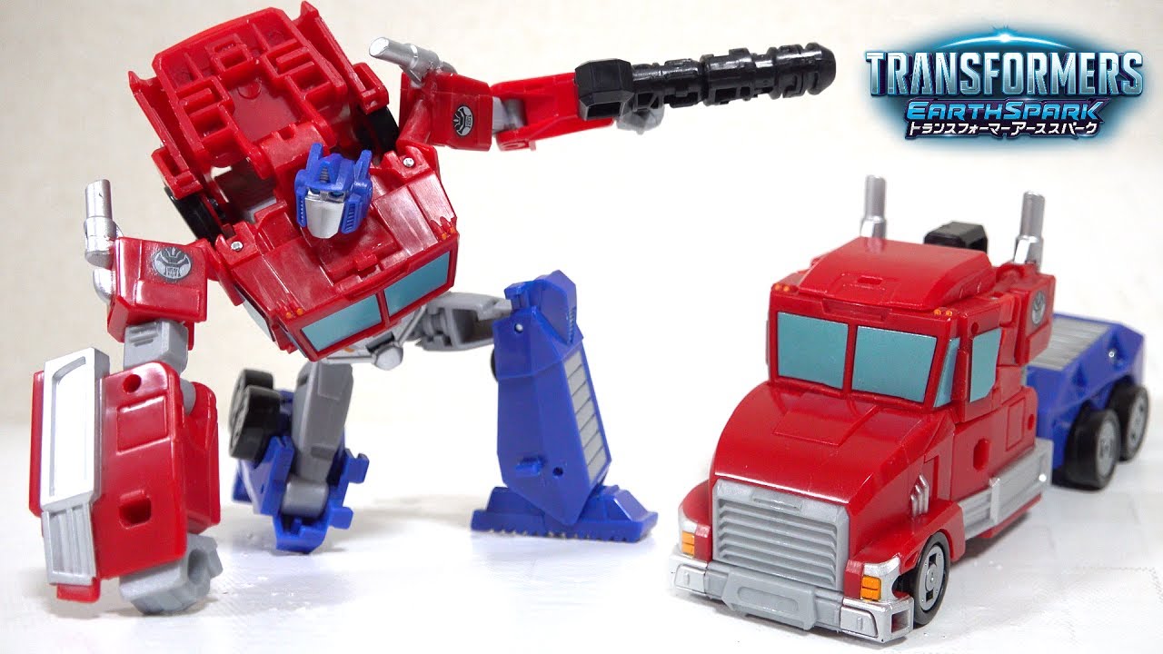 【🚚トレーラートラックからロボットに変形！？】「ESD-01 DX オプティマスプライム」の変形と可動がすごすぎたw【トランスフォーマーアーススパーク】