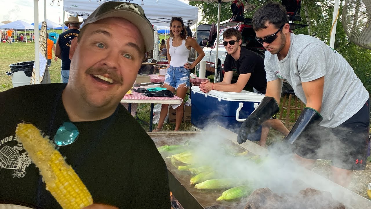 Roasting Sweet Corn With The Veggie Boys