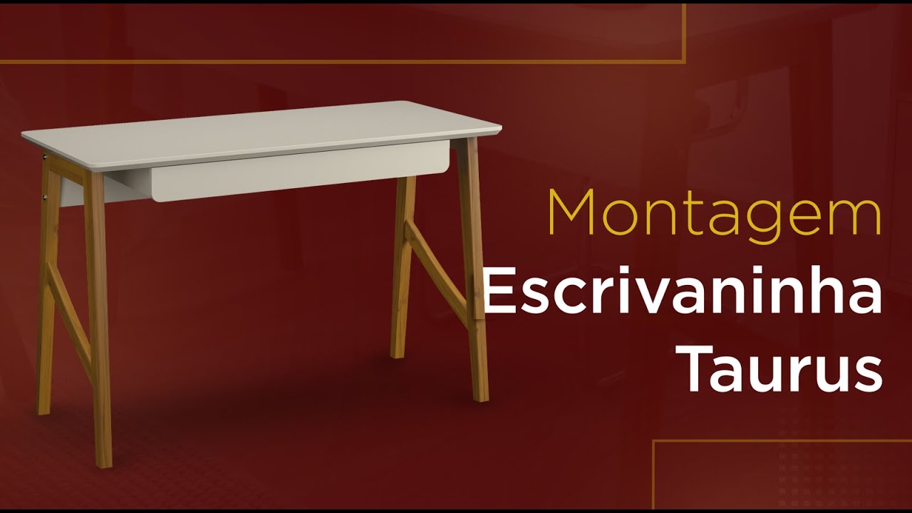 Como Montar Escrivaninha Taurus - Patirmar Móveis