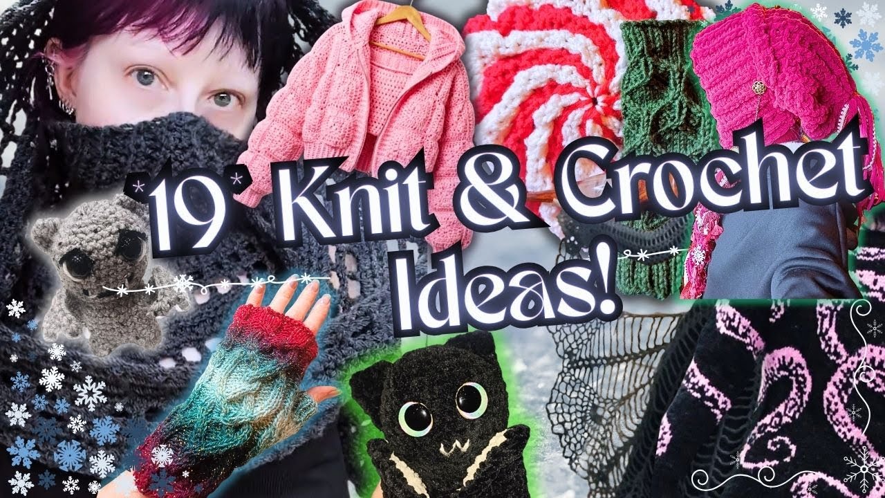 Inspo-splosion! 19 Knit & Crochet Patterns, For The Holidays & Beyond! 🧶🤗🧶