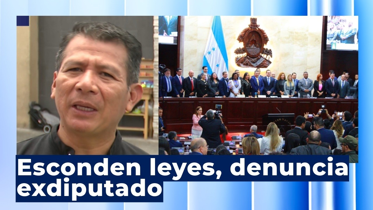 “Van a hacer lo que quieren con las leyes”: Oved López arremete contra el Congreso