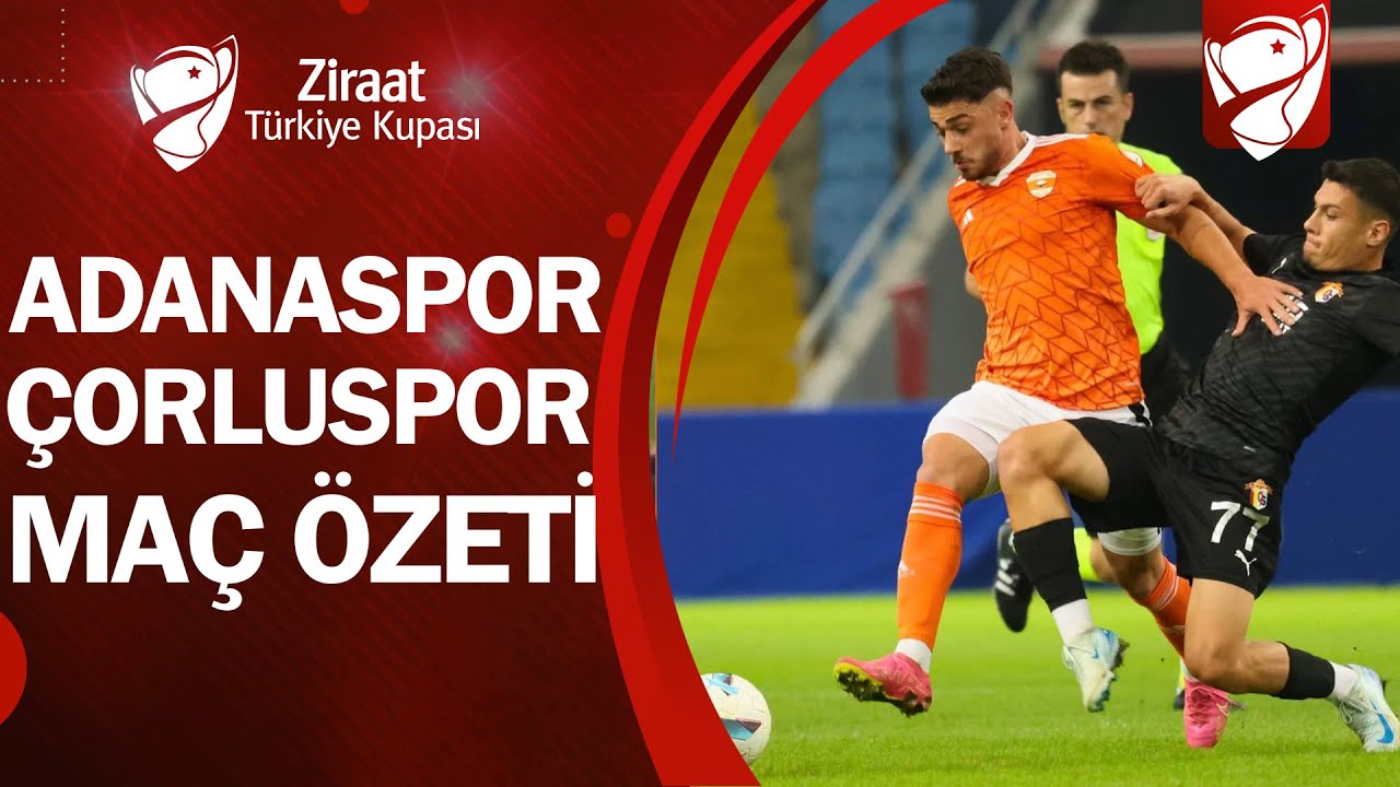 Adanaspor 1-2 Çorluspor 1947 MAÇ ÖZETİ | Ziraat Türkiye Kupası 3. Tur Maçı