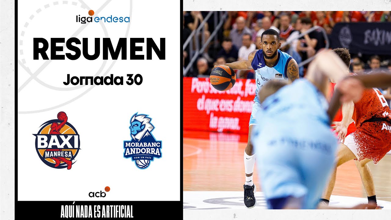 BAXI Manresa - MoraBanc Andorra (90-97) RESUMEN  | Liga Endesa 2023-24
