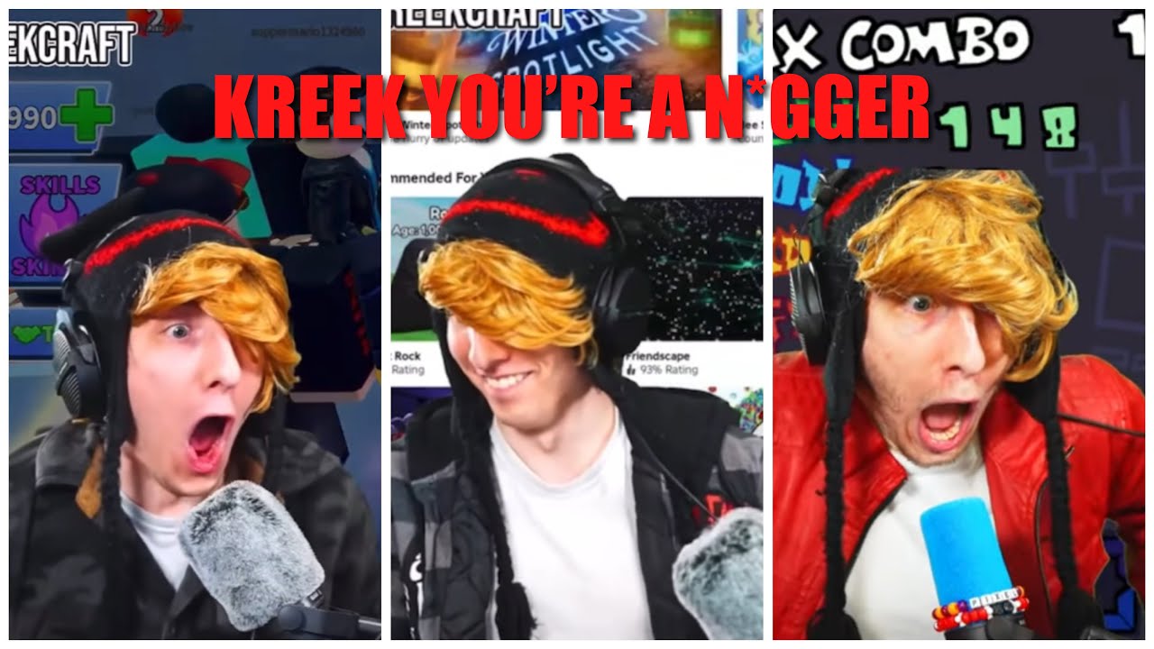 Kids saying the N word in KreekCraft&rsquo;s streams compilation