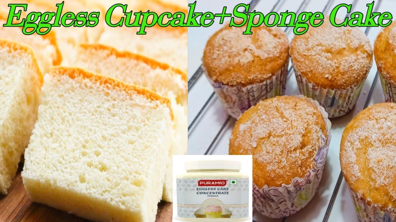 Ek Hi Puramio Cake Concentrate Se Banane  2 Tarah ki Recipe|Eggless Cake Recipe|Eggless Sponge Cake