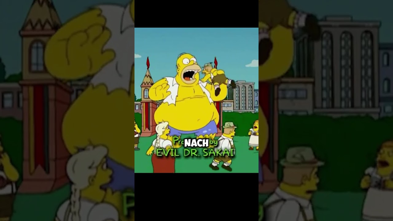 Homer a&szlig; alles, was er finden konnte. #karikatur #Kommentar #DieSimpsons