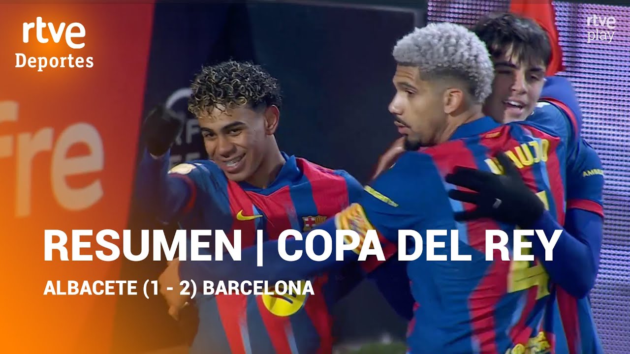 Resumen Álbacete - Barcelona (1 - 2) | Copa del Rey 2025-26