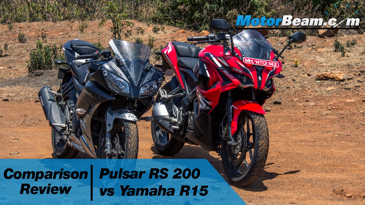 Pulsar RS 200 vs Yamaha R15 - Comparison Review | MotorBeam