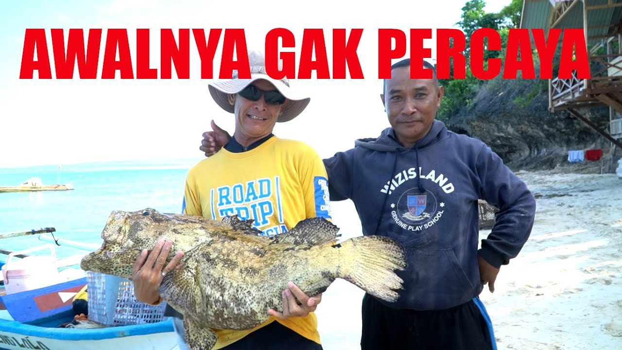 Ikut  Nelayan Dapat Ikan Monster ll Pantai Lakeba.