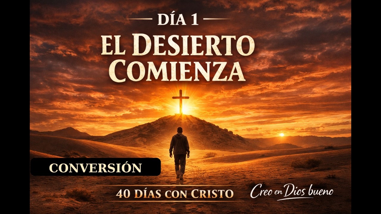 Día 1: CONVERSIÓN | 40 DÍAS CON CRISTO 🔥 El Desierto Comienza