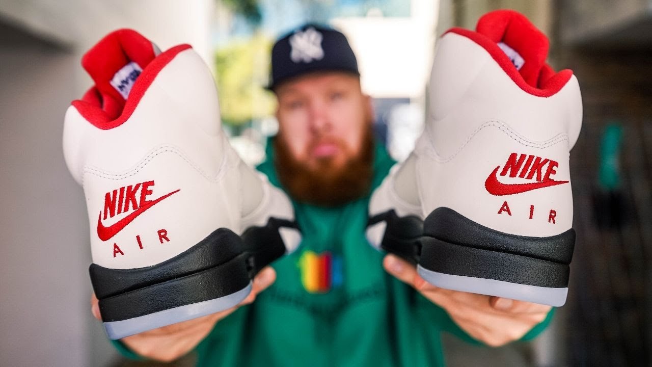 НАСКОЛЬКО ХОРОШИ КРОССОВКИ FIRE RED JORDAN 5?! (Ранний обзор)