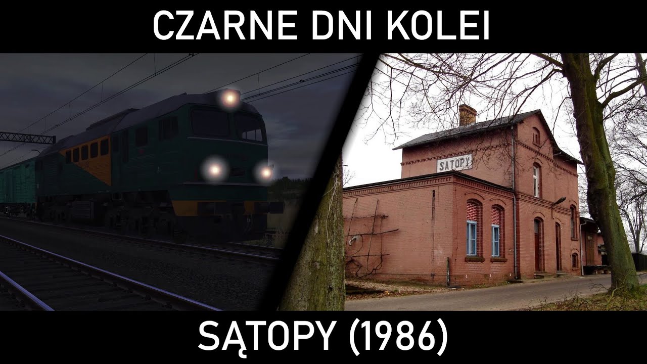CZARNE DNI KOLEI #28 - Tekla. Katastrofa kolejowa w Sątopach k. Nowego Tomyśla (1986)