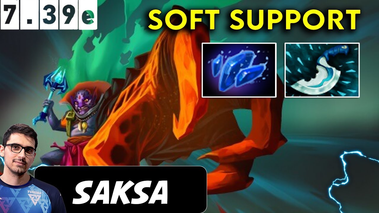 Saksa Lion Soft Support - Dota 2 Patch 7.39e pro Player Full Gameplay