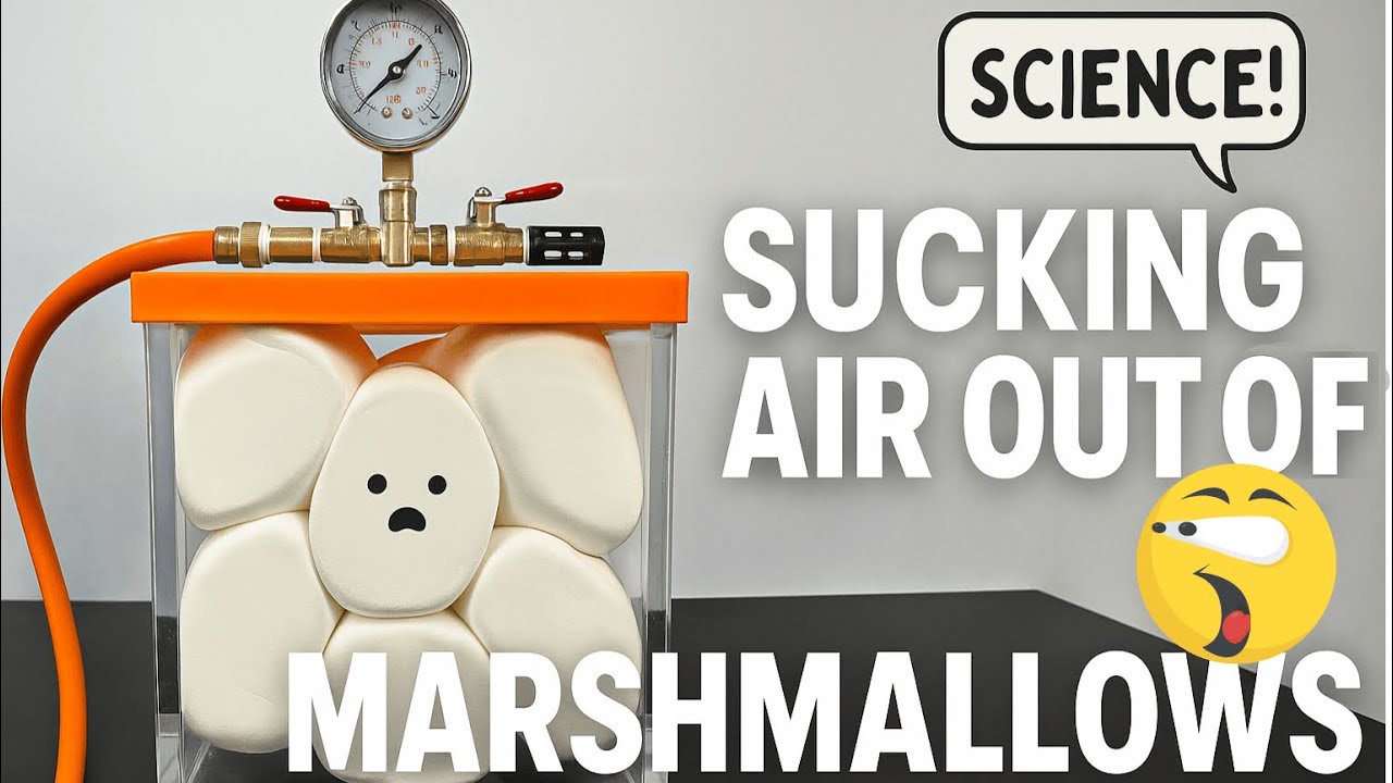 Vacuum Chamber vs. Marshmallows | Gas Laws Experiments are Fun!