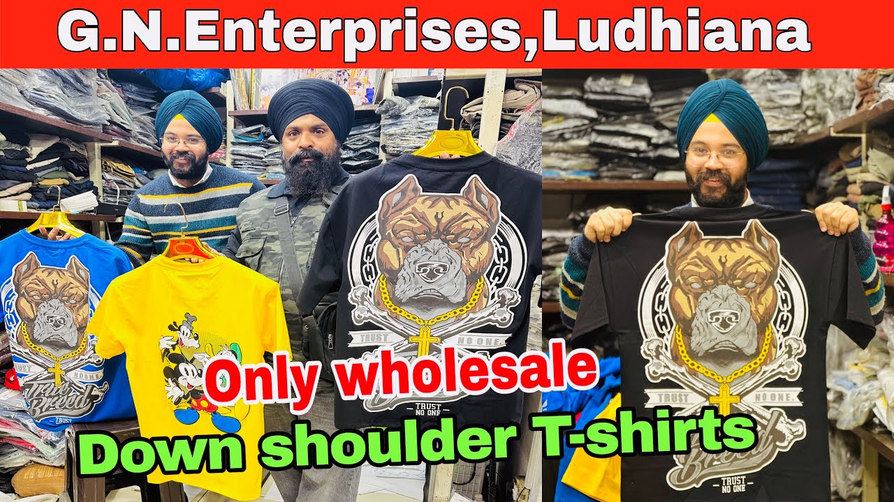 😍wholesale premium T-shirts #GNenterprisesludhiana #brandedtshirts #ludhianahub