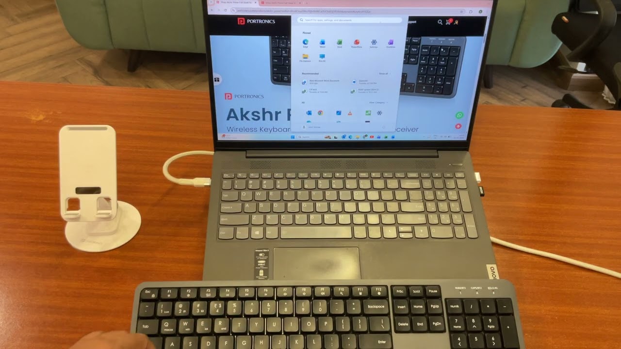 Как сбросить настройки беспроводной клавиатуры Portronics Akshr Prime