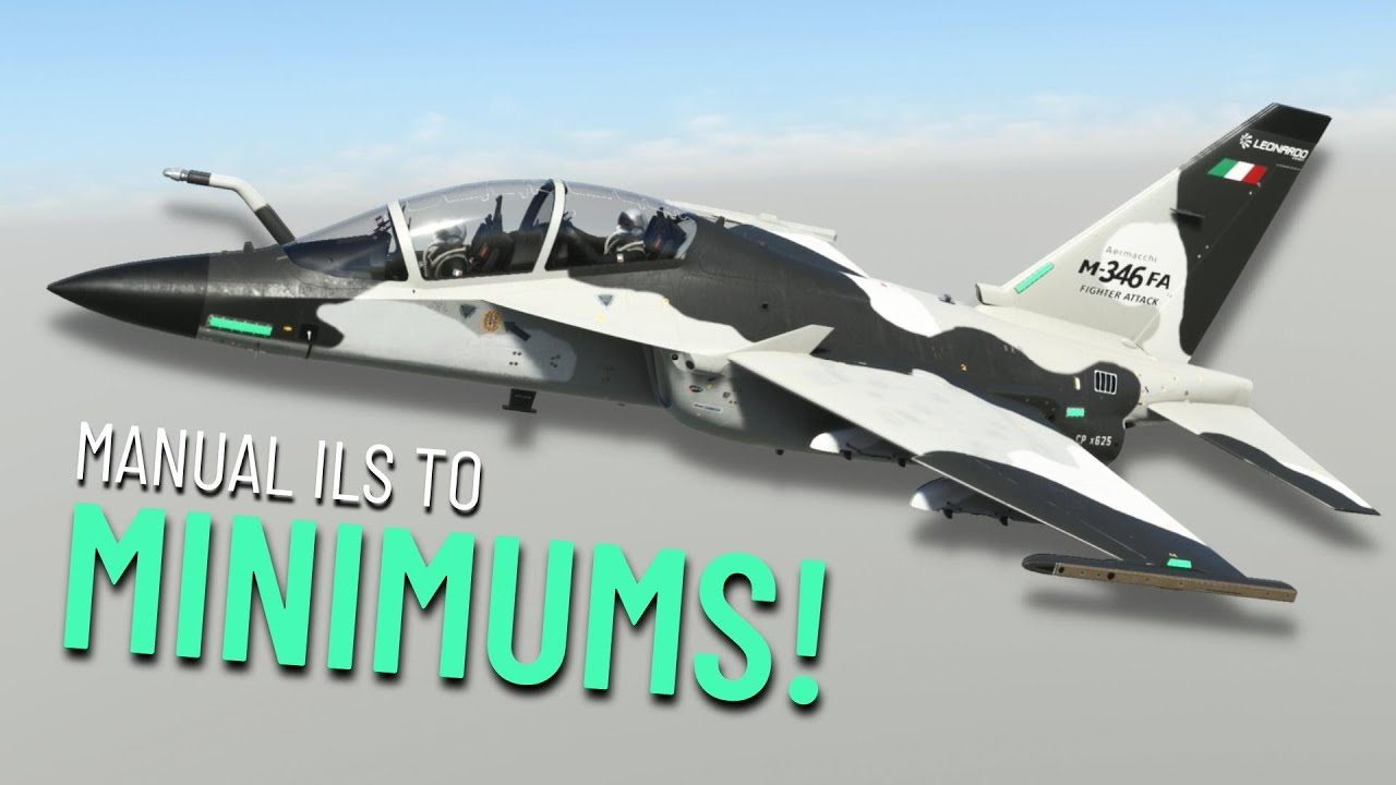 The weather is awful & the autopilot fails! | ILS in the M-346FA (MSFS)