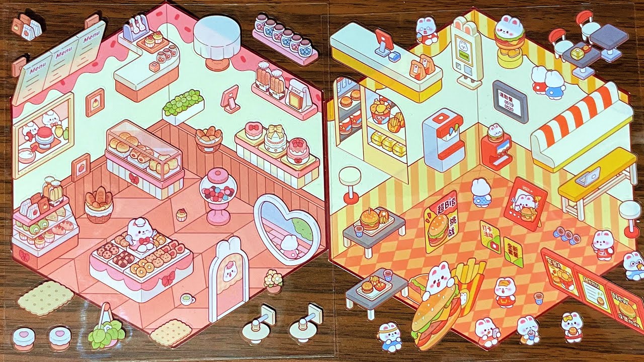 EP02 - DIY-Decorate Sticker Series Bunny Telado/ EP02-DIY-Trang Tr&iacute; Loạt Nh&atilde;n D&aacute;n Thỏ Telado