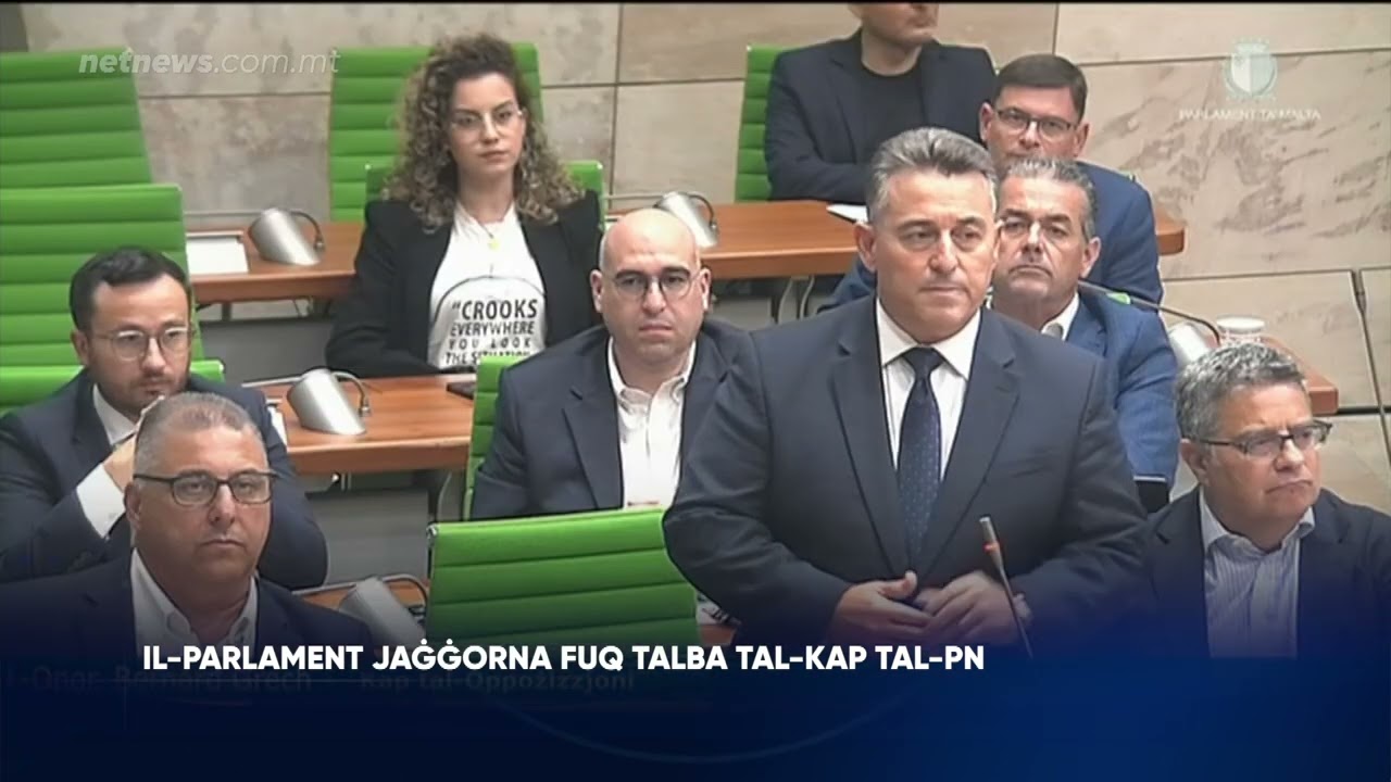 Il-Parlament jaġġorna fuq talba tal-Kap tal-PN