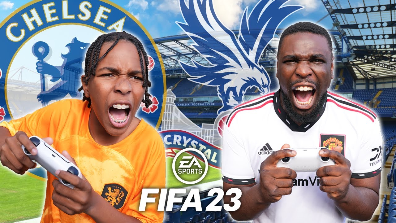 Dad vs Son CHELSEA vs Crystal Palace FIFA 23 GAMEPLAY MTG GAMING!