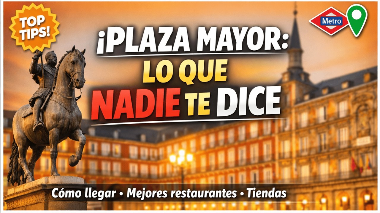 El SECRETO mejor guardado de la PLAZA MAYOR (Cómo llegar, restaurantes y tiendas)