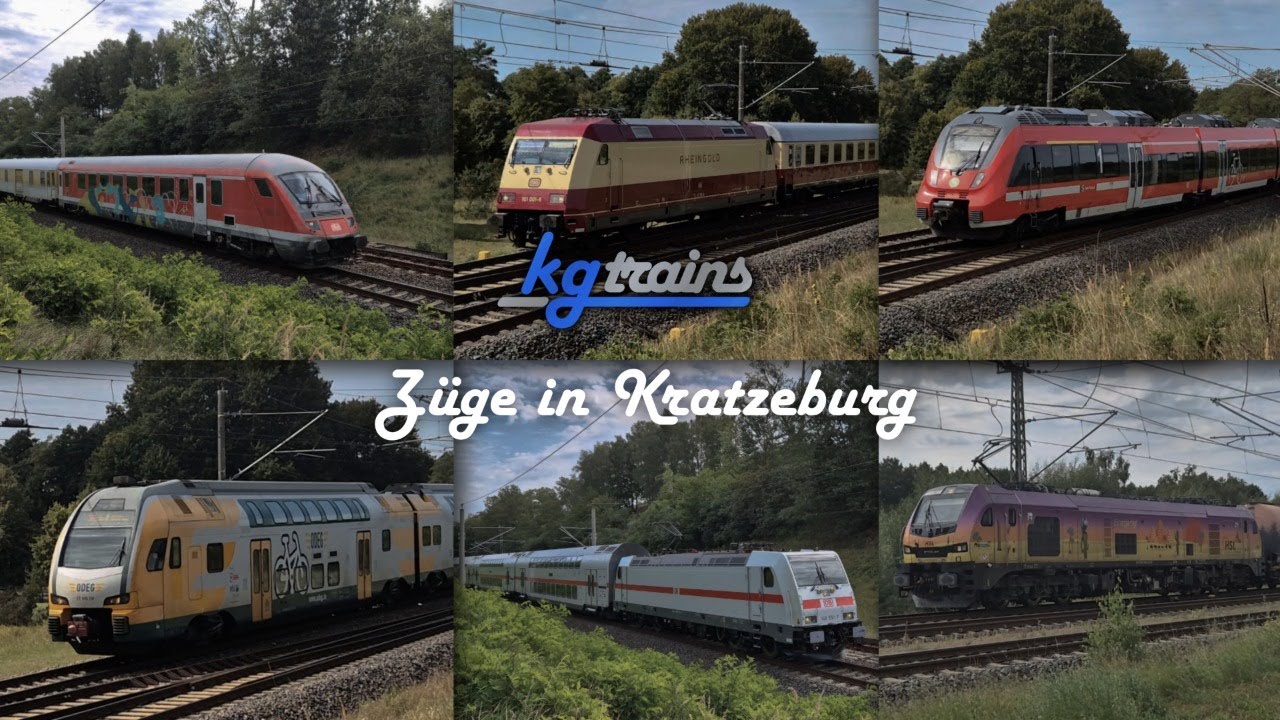 Züge in Kratzeburg am 27. August 2025