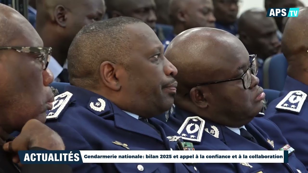 présentation du bilan des activités de 2025, le Général de division Martin Faye