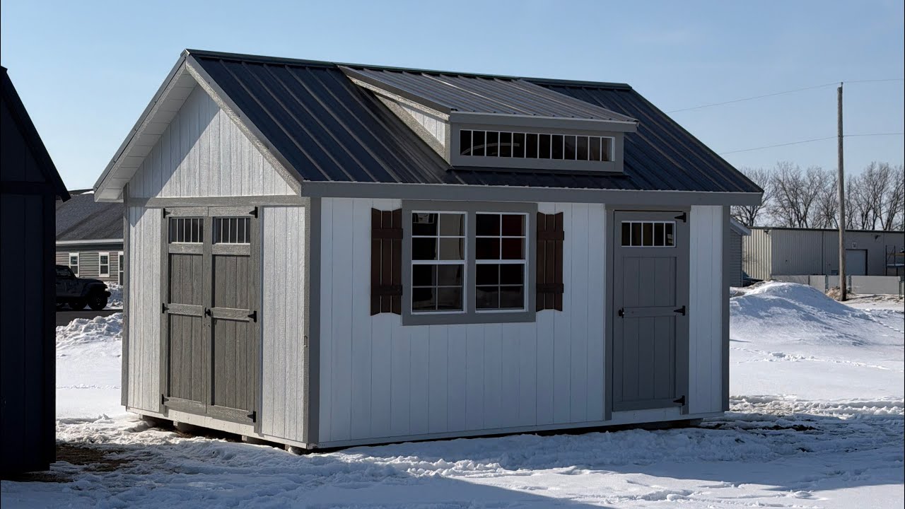 12x16 Cape Cod Shed