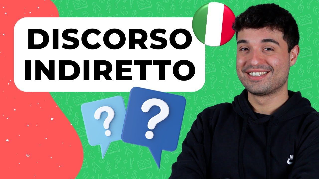 Come usare il DISCORSO INDIRETTO in Italiano (learn Italian online)