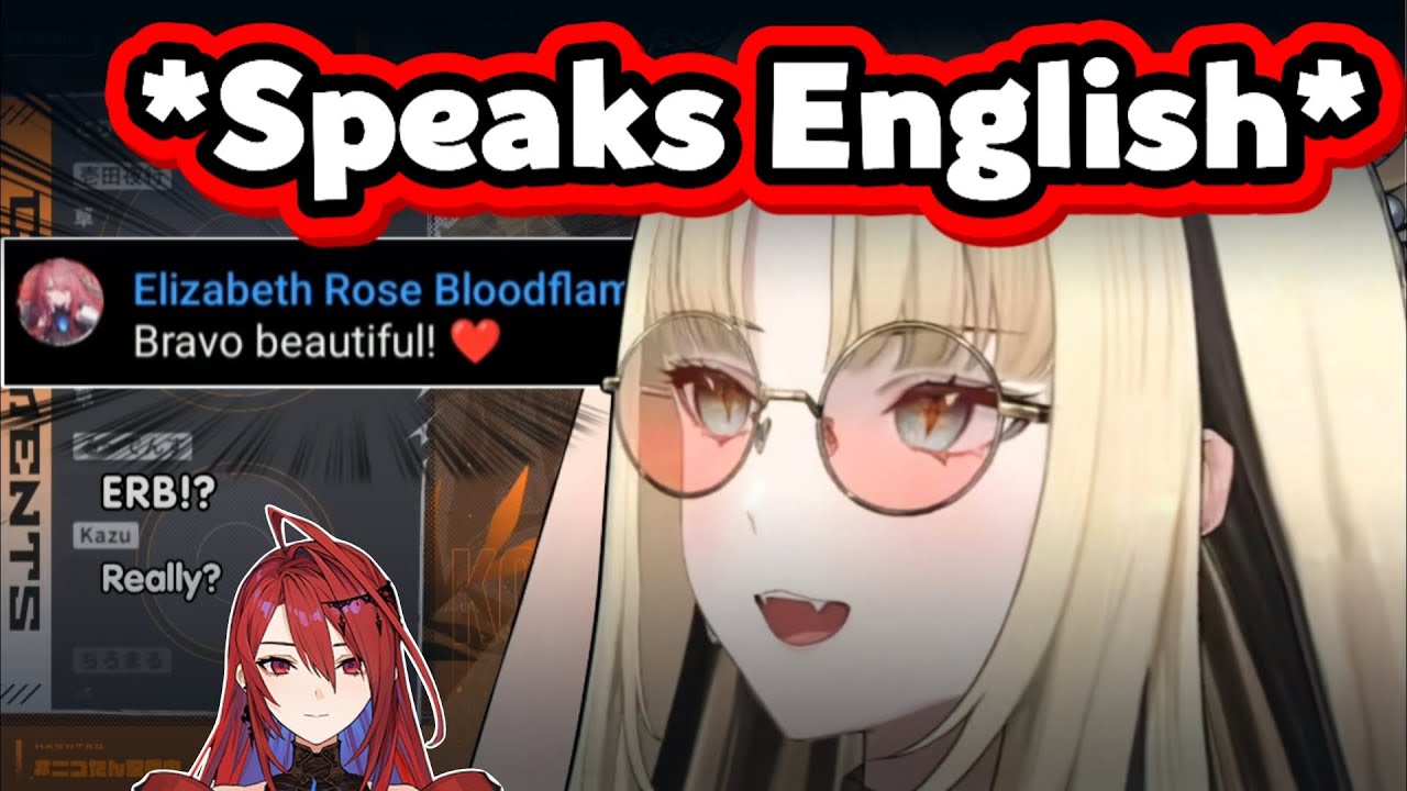 Niko Starts Speaking English When Elizabeth Shows Up On Her Singing Stream【Hololive】