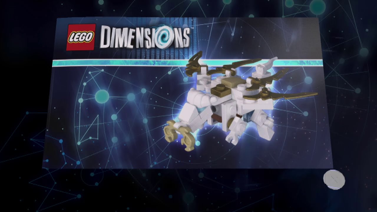 Lego Dimensions Sensei Wu Instructions - Flying White Dragon, Golden Fire, Ultra Destruction