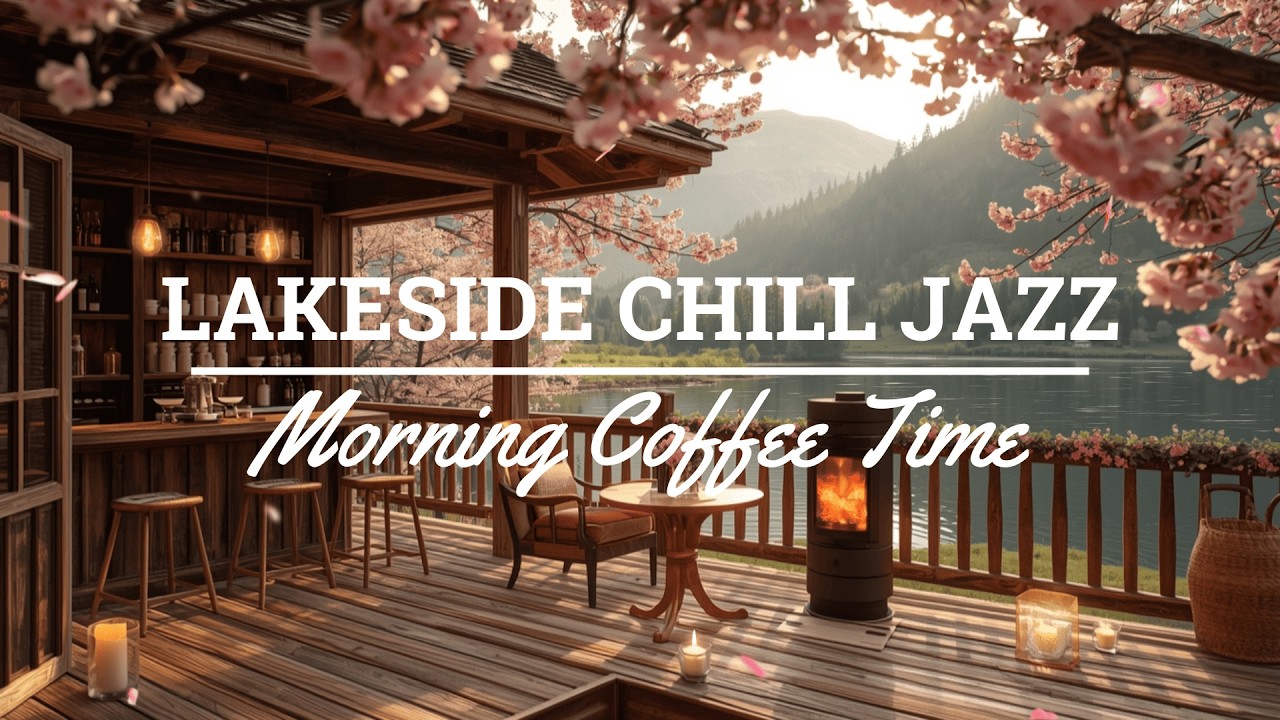 Spring Jazz Music 🌸 Cozy Coffee Shop Ambience & Relaxing Jazz Instrumental Music for Studying, Work
